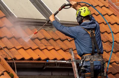Démoussage et hydrofuge de toiture à Montregard